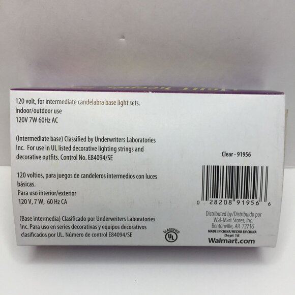 Light Keeper Pro 2 Packs 4 C9 Replacement Bulbs 120V 7W 60Hz AC Indoor Outdoor - Picture 5 of 6